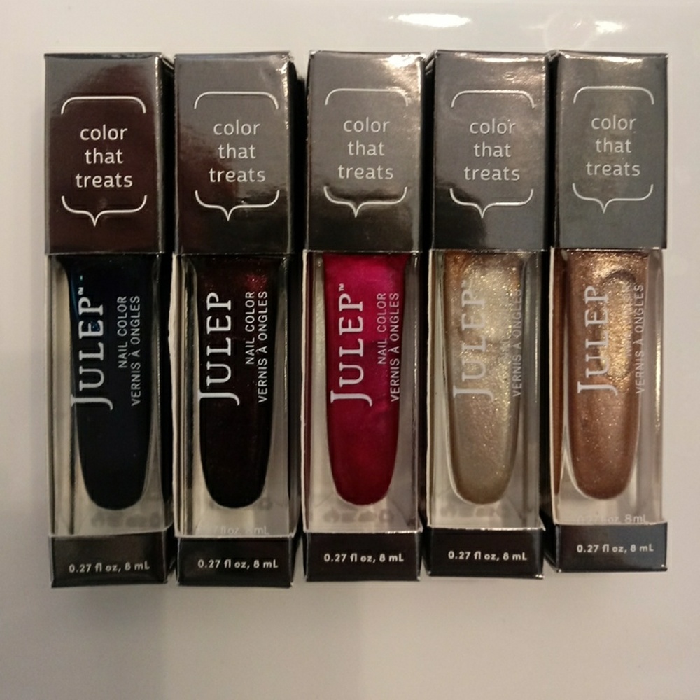 Lot of 5 Julep Nail Polishes New in Box